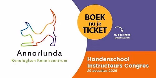 Hondenschool Instructeurs Congres 2026 — Uitgaan in Veenendaal