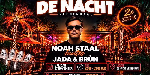 NOAH STAAL INVITES: JADA & BRÙN — muziek in Veenendaal