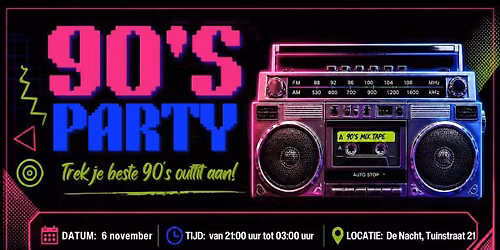 90’s PARTY — Uitgaan in Veenendaal